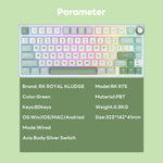 RK Royal Kludge R75 – teclado mecánico Gasket 75% RGB, hot-swap y keycaps PBT