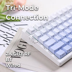 MCHOSE G75 Pro – teclado mecánico inalámbrico 75% Gasket, RGB y hot-swap