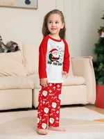 Pijamas familiares navideños con Santa – set de 2 piezas