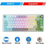 RK Royal Kludge R75 – teclado mecánico Gasket 75% RGB, hot-swap y keycaps PBT