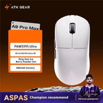 ATK Dragonfly A9 Pro Max – mouse gamer inalámbrico PAW3395, 57 g y 8K