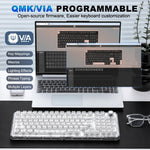 YUNZII X98 – Wireless QMK/VIA Mechanical Keyboard, RGB, Gasket & Hot-Swap