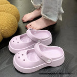 Women's Platform Clogs – Breathable Beach & Outdoor Sandals