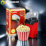 Máquina de palomitas 1200 W con vaso medidor – aire caliente sin grasa