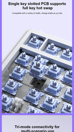 AULA F75 MAX – 75% Tri-Mode Mechanical Keyboard with TFT, RGB & Hot-Swap