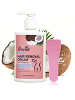 Crema depilatoria de coco – fórmula suave para el cuerpo