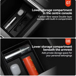 Kit organizador de consola para Tesla Model 3 / Y / YL Highland y Juniper 2025–2026