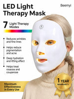 Flexible 7-Color LED Face & Neck Mask