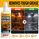 Bbq Grills Cleaner Spray With Towel Heavy Duty Grills Grease Removal Spray Quickly Removes Tough-Burnt On Food Grease Degreaser