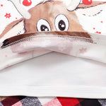 Pijamas familiares navideños con renos – incluye mascota