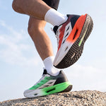 Tenis racing unisex de suela gruesa – malla, rebote y amortiguación