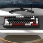 MageGee 75% – Mechanical Gaming Keyboard with Knob, Blue Backlight & Switch Options