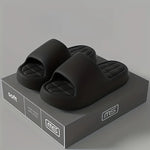 Women Cloud Thick Platform EVA Slide Slippers Grid Cushion Insole Soft Non Slip Indoor Outdoor Sandals