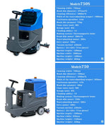 Fregadora eléctrica Walk-Behind con batería de litio – diseño 2025