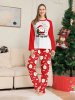Pijamas familiares navideños con Santa – set de 2 piezas