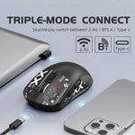 Mouse gamer inalámbrico ultraligero 59 g – tri-modo, 8,000 DPI y 1000 Hz