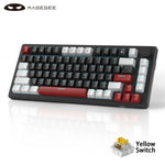 MageGee 75% – Mechanical Gaming Keyboard with Knob, Blue Backlight & Switch Options