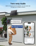 SHIWOJIA 8MP – cámara solar 4G/WiFi PTZ 360°, zoom 36X y batería 20,000 mAh