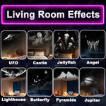 Proyector USB de galaxia y planetas – luz ambiental para habitación y auto