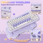 YUNZII C75 – teclado mecánico inalámbrico 75% Gasket, RGB y hot-swap