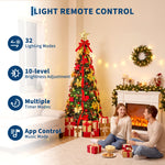 6/7 ft Pop-Up Christmas Tree – 200 LEDs & 32 Modes