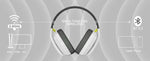 BINNUNE BW06 – audífonos gamer Bluetooth + 2.4 GHz para PS5, PS4, PC y Mac