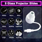 Proyector USB de galaxia y planetas – luz ambiental para habitación y auto