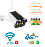 Cámara de seguridad solar 4G LTE 1080P – visión nocturna, batería y alarma PIR