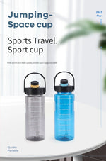 Motivational Sports Water Bottle with Straw – 1.1 L to 3 L