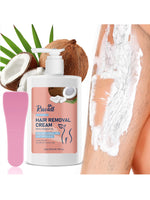 Crema depilatoria de coco – fórmula suave para el cuerpo