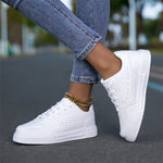 Tenis minimalistas blancos unisex – suela antideslizante