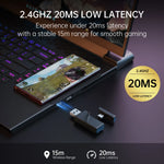 OneOdio EKSA MaKo BT – Low-Latency 20 ms Wireless Gaming Headset