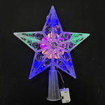 Estrella luminosa de 15 cm para árbol de Navidad – acrílica