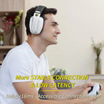 BINNUNE BW06 – audífonos gamer Bluetooth + 2.4 GHz para PS5, PS4, PC y Mac