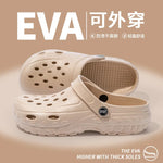 Zuecos EVA de plataforma para mujer – suaves para casa y playa