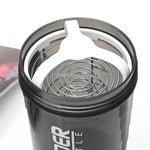 Shaker deportivo 3 en 1 para proteína – 550 ml con compartimentos