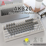 AK820 – 75% Hot-Swap Mechanical Gaming Keyboard, USB-C & White Backlight