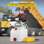 SucceBuy 12 V Double-Acting Hydraulic Power Unit with Tank