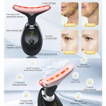 Dispositivo portátil para rostro y cuello – masaje vibratorio para cuidado facial