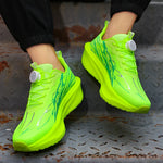 Tenis running unisex con cierre giratorio – sin cordones y suela gruesa