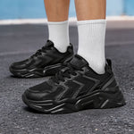 Tenis deportivos de malla para hombre – suela gruesa y transpirables