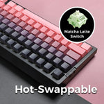 MCHOSE G75 Pro – teclado mecánico inalámbrico 75% Gasket, RGB y hot-swap