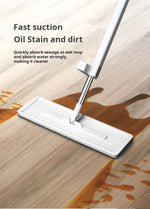 38 cm 360° Flat Spin Mop with Folding Bucket