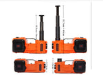 Kit 4 en 1 de gato hidráulico eléctrico 12 V de 5 toneladas