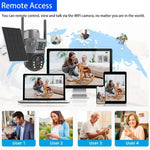 Cámara de seguridad solar 8MP 4G LTE PTZ – doble lente, PIR y audio bidireccional