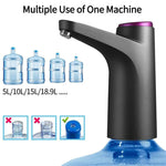 USB Charging Electric Water Bottle Dispenser For 5 Gallon Water Jugs Pump Home, Office,Camping Essentials