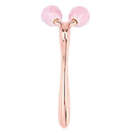 Rose Quartz 3D Facial Roller – Face & Neck Massager