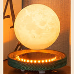 Lámpara magnética levitante de Saturno, Luna y bombilla
