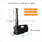 12 V Electric Hydraulic Car Jack – 3 or 5 Ton