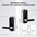 Cerradura inteligente WiFi IP67 – huella, app, NFC y teclado táctil